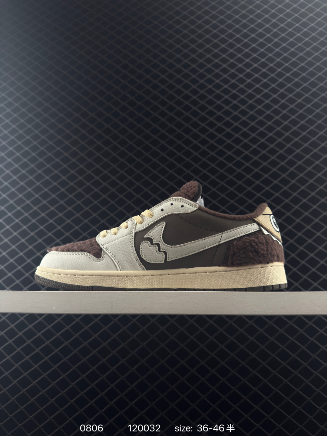 fragment design x Travis Scott x Nike Air Jordan 1 Low OG SP”Black/Green Toe“